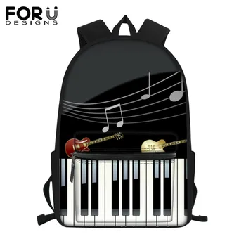 FORUDESIGNS Children's School Bags for Girls Music Note Printing Canvas Kids Boys School Backpack Primary Student Plecak Szkolny
FORUDESIGNS Children's School Bags for Girls Music Note Printing Canvas Kids Boys School Backpack Primary Student Plecak Szkolny