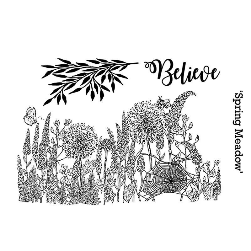 AZSG Meadow Silicone Clear Stamps/Seal For DIY Scrapbooking Decorative Card Making Craft Fun Decoration Supplies
AZSG Meadow Silicone Clear Stamps/Seal For DIY Scrapbooking Decorative Card Making Craft Fun Decoration Supplies