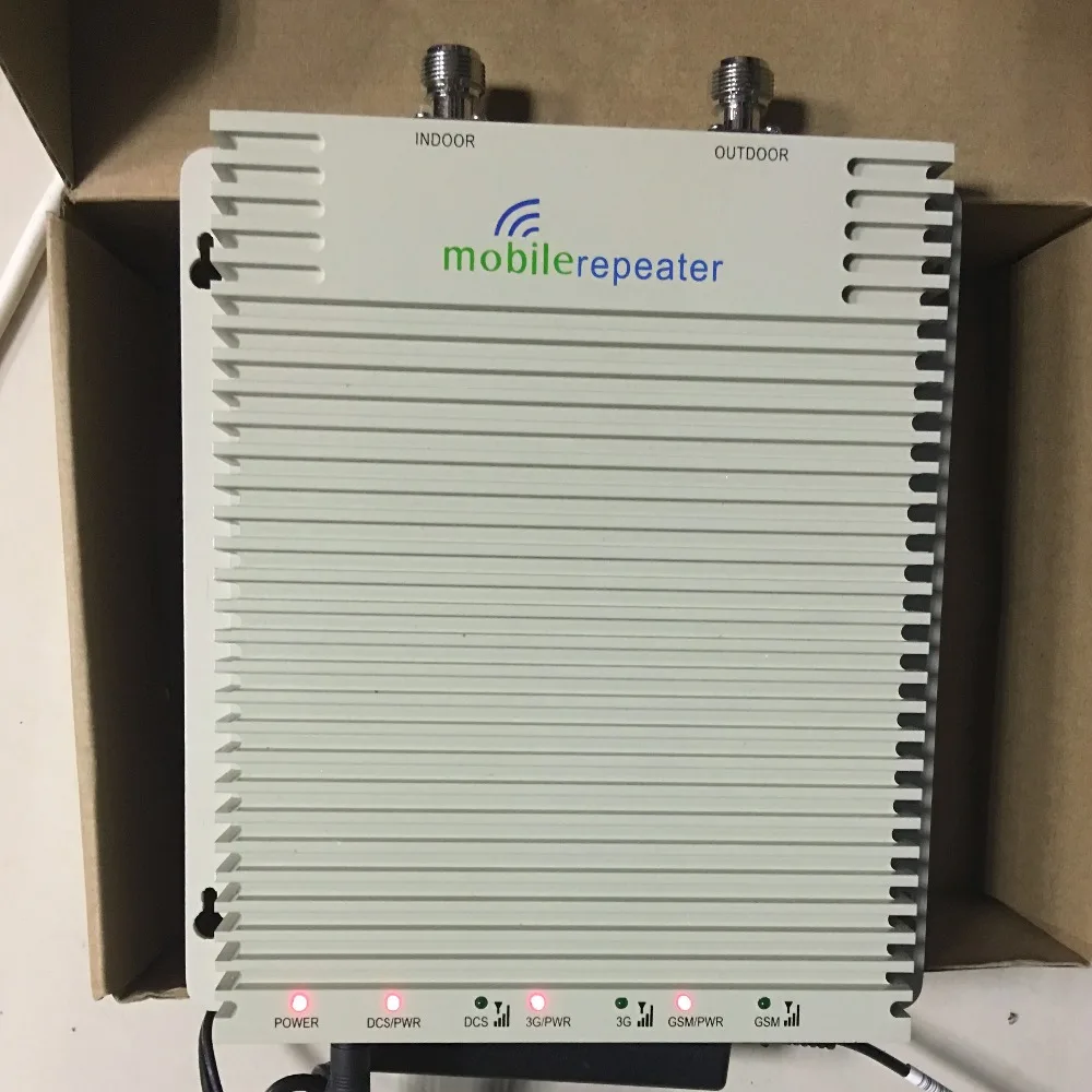 

Tri Band Repeater 900 1800 2100 GSM DCS WCDMA 2g 3g 4g LTE Triband Signal Booster 900mhz 1800mhz 2100mhz Cellphone Amplifier