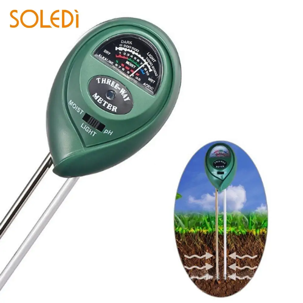 3 in 1 Safe Soil Tester Moisture PH Meter Economic Analyzer Convenient Plants Dorpshipping
3 in 1 Safe Soil Tester Moisture PH Meter Economic Analyzer Convenient Plants Dorpshipping