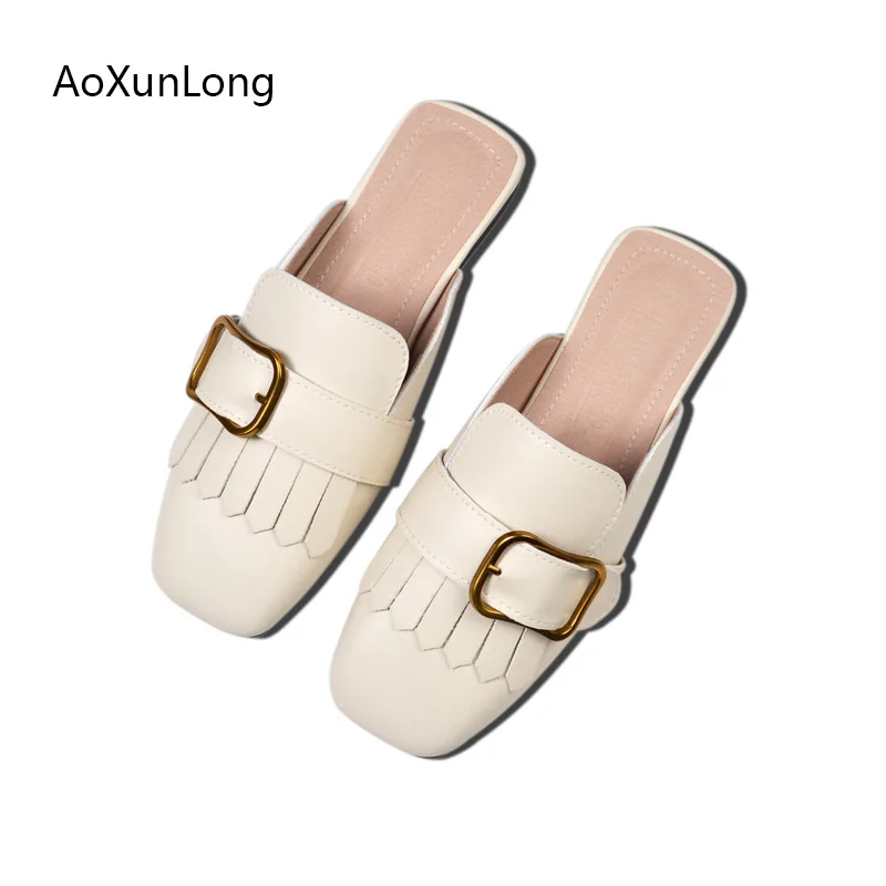 2019 Women Flat Slippers Mule Shoes Woman Casual Loafers Brand Shoes Summer Sandals Comfy Big Size Leather Slippers Flip Flops
2019 Women Flat Slippers Mule Shoes Woman Casual Loafers Brand Shoes Summer Sandals Comfy Big Size Leather Slippers Flip Flops