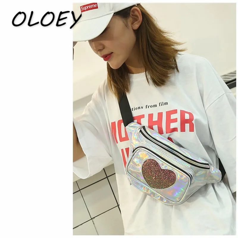 Women Laser Waist Bags PU Leather Fanny Packs Cute Shinning Heart Print Chest Bags Kids Hips Crossbody Shoulder Purse#
Women Laser Waist Bags PU Leather Fanny Packs Cute Shinning Heart Print Chest Bags Kids Hips Crossbody Shoulder Purse#