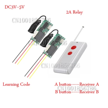 Lighting Switches 3V-5VDC Mini Remote Control Switch 3V 3.6V 3.7V 4.5V 5V Micro Small Receiver Long Range Transmitter 315/433
Lighting Switches 3V-5VDC Mini Remote Control Switch 3V 3.6V 3.7V 4.5V 5V Micro Small Receiver Long Range Transmitter 315/433