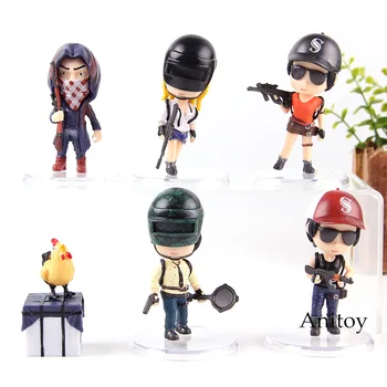 Playerunknown's BattleGrounds PUBG Winner Chicken Q Version PVC Action Figure Collection Model Toy 6pcs/set
Playerunknown's BattleGrounds PUBG Winner Chicken Q Version PVC Action Figure Collection Model Toy 6pcs/set