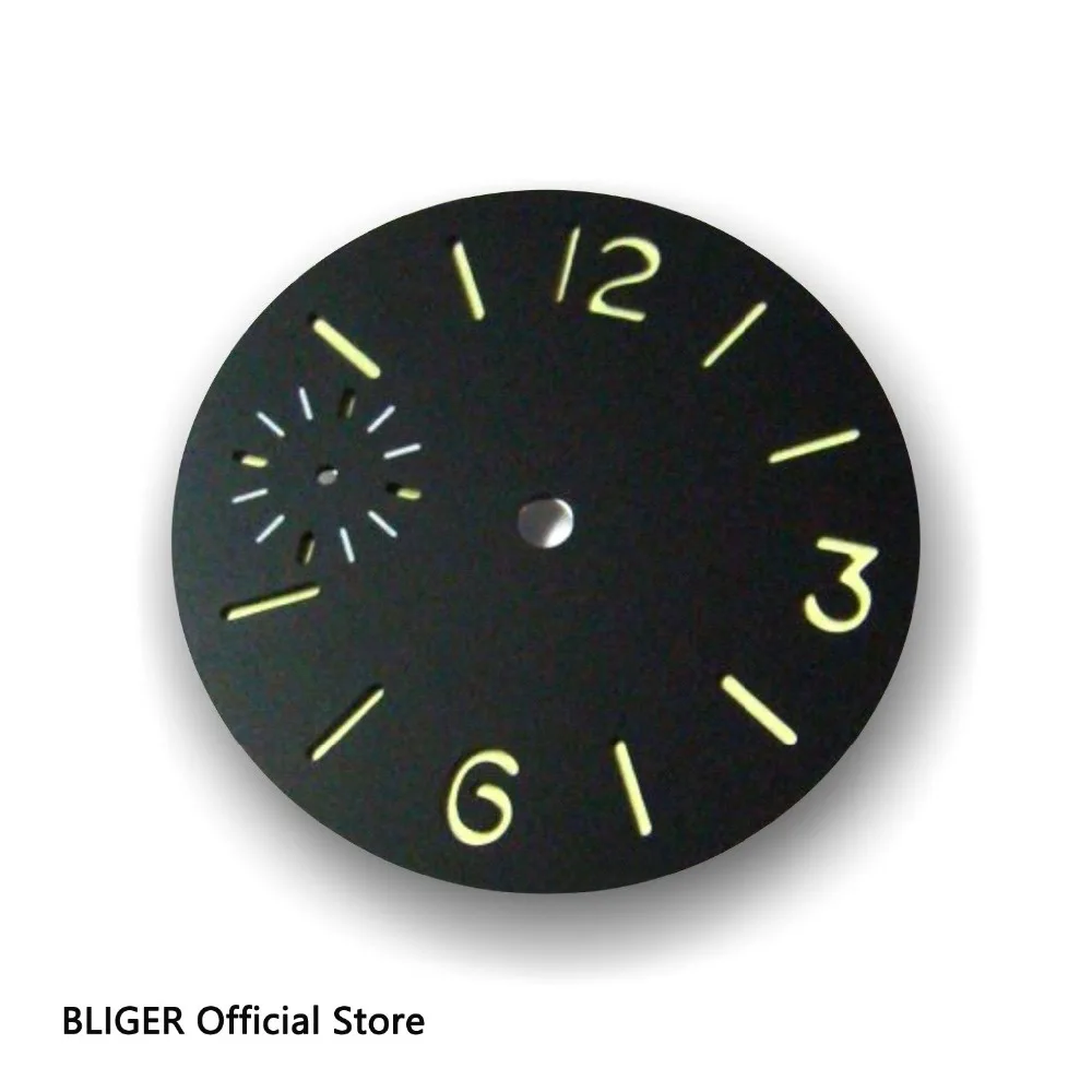 BLIGER 36.3MM Black Sterile Dial Fashion Luminous Watch Dial Full Stainless Steel Fit for 6497 Hand-Winding Movement Dial
BLIGER 36.3MM Black Sterile Dial Fashion Luminous Watch Dial Full Stainless Steel Fit for 6497 Hand-Winding Movement Dial