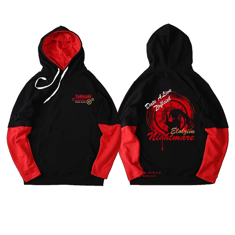 Fashion Anime Hoodie DATE A LIVE Tokisaki Kurumi Cosplay Hooded Sweatshirt Casual Long Sleeve Pullover Men Women Autumn Coat
Fashion Anime Hoodie DATE A LIVE Tokisaki Kurumi Cosplay Hooded Sweatshirt Casual Long Sleeve Pullover Men Women Autumn Coat
