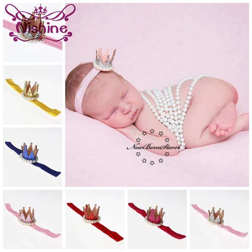 Nishine Newborn Felt Crown Elastic Headband Pearl Crown Headwear Tiara Girls Hair Accessories Photoshoot
Nishine Newborn Felt Crown Elastic Headband Pearl Crown Headwear Tiara Girls Hair Accessories Photoshoot
