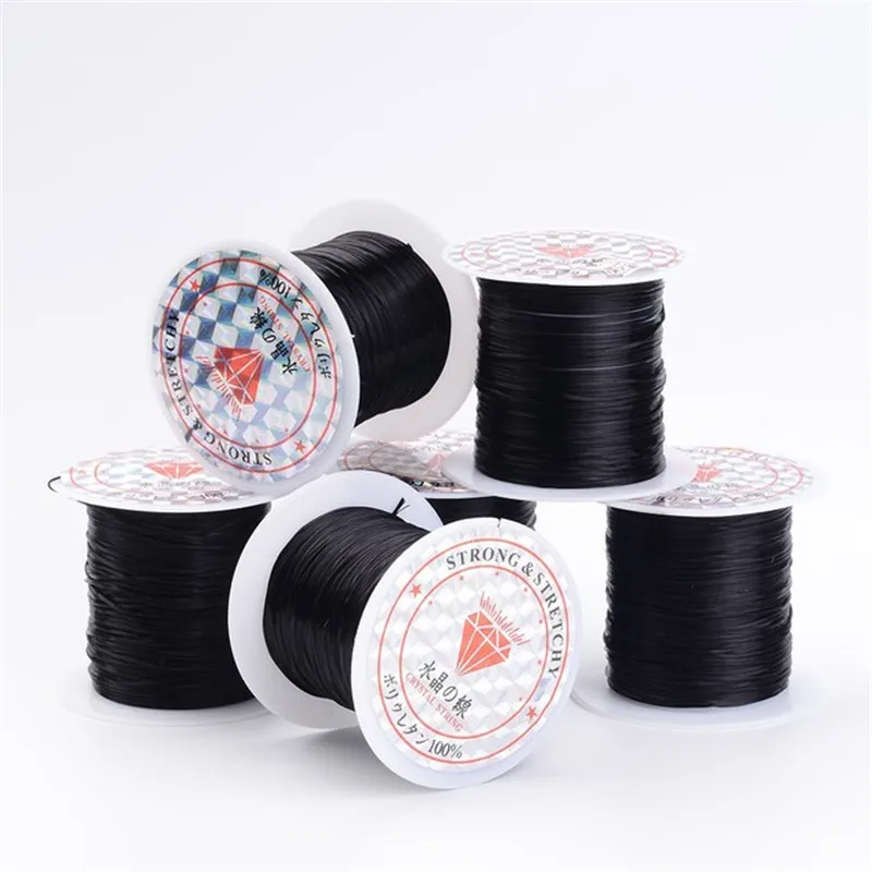 10M Elastic Wire For DIY Beads 1Roll Clear Beading Thread Stretch Polyester String Cord Jewelry Making White Black Color WIRE
10M Elastic Wire For DIY Beads 1Roll Clear Beading Thread Stretch Polyester String Cord Jewelry Making White Black Color WIRE