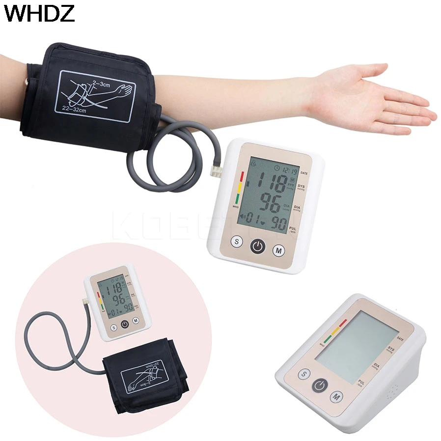 

Hot Russian Voice Digital Upper Arm Blood Pressure Monitor Heart Beat Meter Measuring Automatic Tonometer Meter Sphygmomanometer