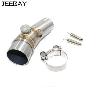 JEEBAY Universel Motorcycle Middle Exhaust Pipe Silencieux Stainless Steel Moto Connect Adapter For ER6N Exhaust Accessories
JEEBAY Universel Motorcycle Middle Exhaust Pipe Silencieux Stainless Steel Moto Connect Adapter For ER6N Exhaust Accessories