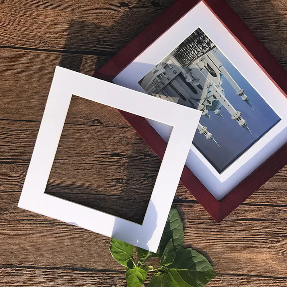 Craft Paper Multi-sized White Photo Frame Inserts Bevel Cut Home Photo Paperboard Square Shape DIY Wall Decor Decoration
Craft Paper Multi-sized White Photo Frame Inserts Bevel Cut Home Photo Paperboard Square Shape DIY Wall Decor Decoration