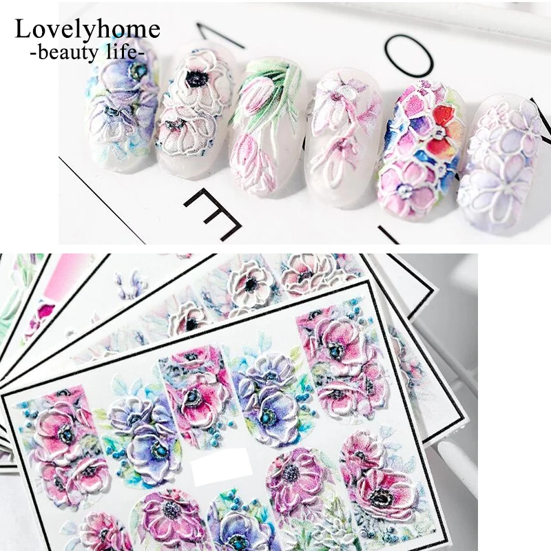 1pc 3D Acrylic Engraved Flower Nail Sticker Embossed Flower Nail Water Decals Empaistic Nail Water Slide Transfer Decals Fashion
1pc 3D Acrylic Engraved Flower Nail Sticker Embossed Flower Nail Water Decals Empaistic Nail Water Slide Transfer Decals Fashion
