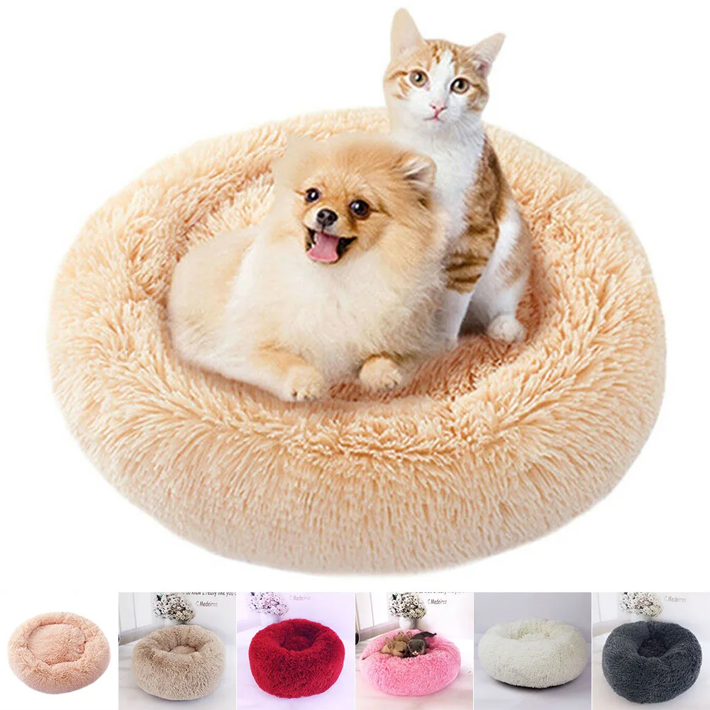 Pet Dog Cat Calming Bed Round Nest Warm Soft Plush Comfortable for Sleeping Winter DC112
Pet Dog Cat Calming Bed Round Nest Warm Soft Plush Comfortable for Sleeping Winter DC112