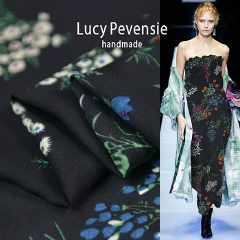 black floral silk fabric shirt cotton silk double georgette chiffon 100cm*140cm
black floral silk fabric shirt cotton silk double georgette chiffon 100cm*140cm