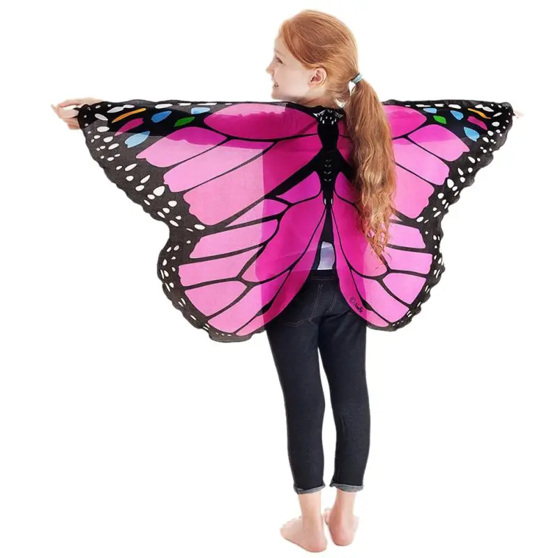 KKWL Butterfly Cloak With Shoulder Straps Gradient Color Butterfly Wings Design Shawl For Holiday Kids Decor Costume Accessories
KKWL Butterfly Cloak With Shoulder Straps Gradient Color Butterfly Wings Design Shawl For Holiday Kids Decor Costume Accessories