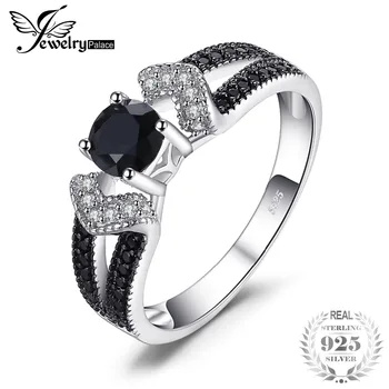 Jewelrypalace Elegant 0.8Ct Natural Black Spinel Wedding Bands Rings For Women Genuine 925 Sterling Silver Statement Jewelry
Jewelrypalace Elegant 0.8Ct Natural Black Spinel Wedding Bands Rings For Women Genuine 925 Sterling Silver Statement Jewelry