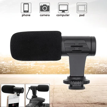 Mamen Mic 06 Hifi HD Stereo Mini Microphone 3.5mm Condenser Video Camera Interview Cansert Mic For iPhone Samsung DSLR Camera
Mamen Mic 06 Hifi HD Stereo Mini Microphone 3.5mm Condenser Video Camera Interview Cansert Mic For iPhone Samsung DSLR Camera