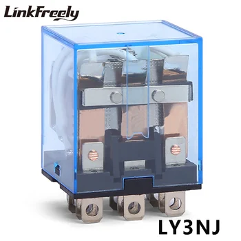 LY3NJ Mini Electromagnetic Coil Relay 10A 11 Wide Pins 3NO+3NC12V 24V DC 36V 48V 220V AC General Purpose Voltage Relay Switch
LY3NJ Mini Electromagnetic Coil Relay 10A 11 Wide Pins 3NO+3NC12V 24V DC 36V 48V 220V AC General Purpose Voltage Relay Switch