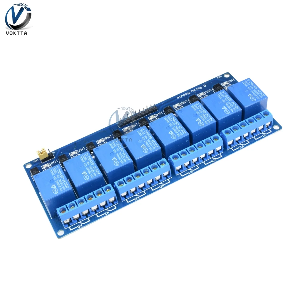 Relay 5V 8 Eight Channel Timer Relay Module Board Shield With Optocoupler For Arduino ARM PIC AVR DSP Diy MCU Delay Relay
Relay 5V 8 Eight Channel Timer Relay Module Board Shield With Optocoupler For Arduino ARM PIC AVR DSP Diy MCU Delay Relay