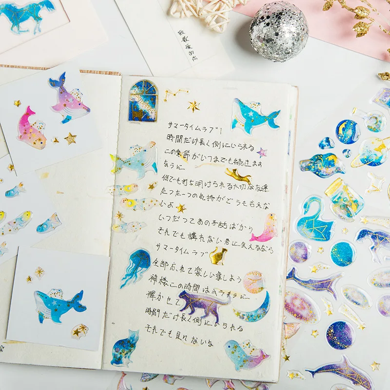 Diary Stickers Pvc 3D Crystal Sticker Scrapbooking Transparent Planet Cat Decorative Adhesive Sticker Stationery Sticker Flakes
Diary Stickers Pvc 3D Crystal Sticker Scrapbooking Transparent Planet Cat Decorative Adhesive Sticker Stationery Sticker Flakes