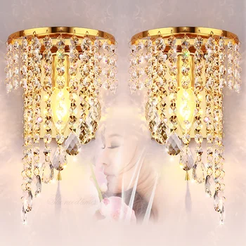 New fashion Crystal Wall lamps Stainless Steel living room bedroom E14 bulb wall lamp Bright energy saving led lustre wall light
New fashion Crystal Wall lamps Stainless Steel living room bedroom E14 bulb wall lamp Bright energy saving led lustre wall light