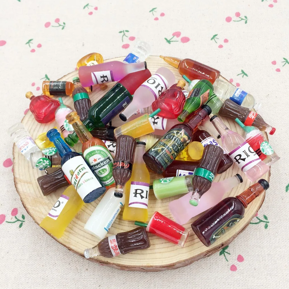 10 Pieces Kawaii Mini Resin Bottle Fairy Garden Miniatures Terrarium Figurines Gnome Decoration Craft Handmade for Doll :15-50mm
10 Pieces Kawaii Mini Resin Bottle Fairy Garden Miniatures Terrarium Figurines Gnome Decoration Craft Handmade for Doll :15-50mm