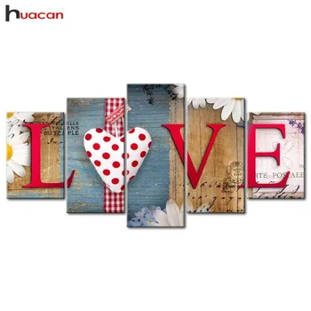 HUACAN Diamond Painting Cross Stitch LOVE Diamond Embroidery Multi-picture Combination Full Square Decoration Home
HUACAN Diamond Painting Cross Stitch LOVE Diamond Embroidery Multi-picture Combination Full Square Decoration Home