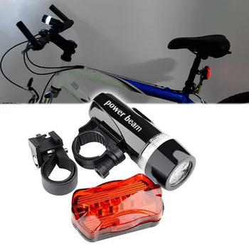 New Multifunction 5 LED Lamp Bike Bicycle Front Head Light Rear Waterproof Safety Flashlight Kits 88 YS-BUY
New Multifunction 5 LED Lamp Bike Bicycle Front Head Light Rear Waterproof Safety Flashlight Kits 88 YS-BUY