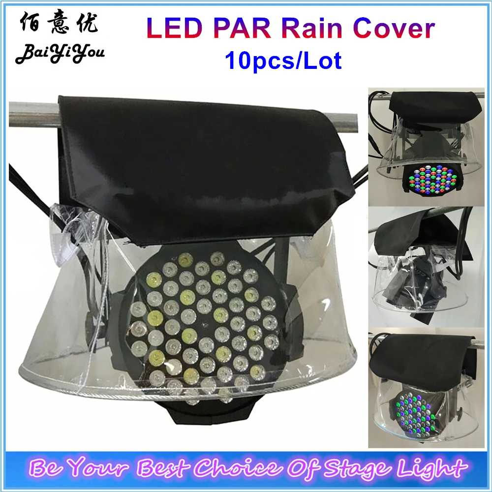 10pcs/Lot LED PAR Rain Cover Stage Light Rain Snow Coat Waterproof Covers With Transparent Crystal Plastic No Shading Light
10pcs/Lot LED PAR Rain Cover Stage Light Rain Snow Coat Waterproof Covers With Transparent Crystal Plastic No Shading Light