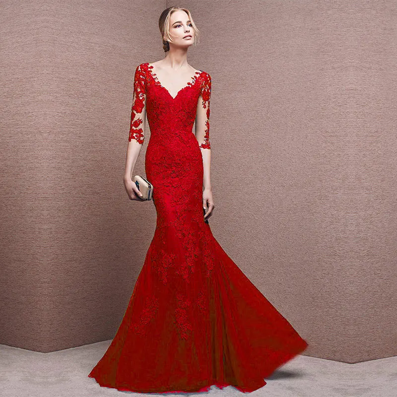 elegant V Neck Long Mermaid Formal Evening Dresses Sheath Bodice Lacee mbroidery Prom Gown robe de soiree 2019 nouvelles
elegant V Neck Long Mermaid Formal Evening Dresses Sheath Bodice Lacee mbroidery Prom Gown robe de soiree 2019 nouvelles