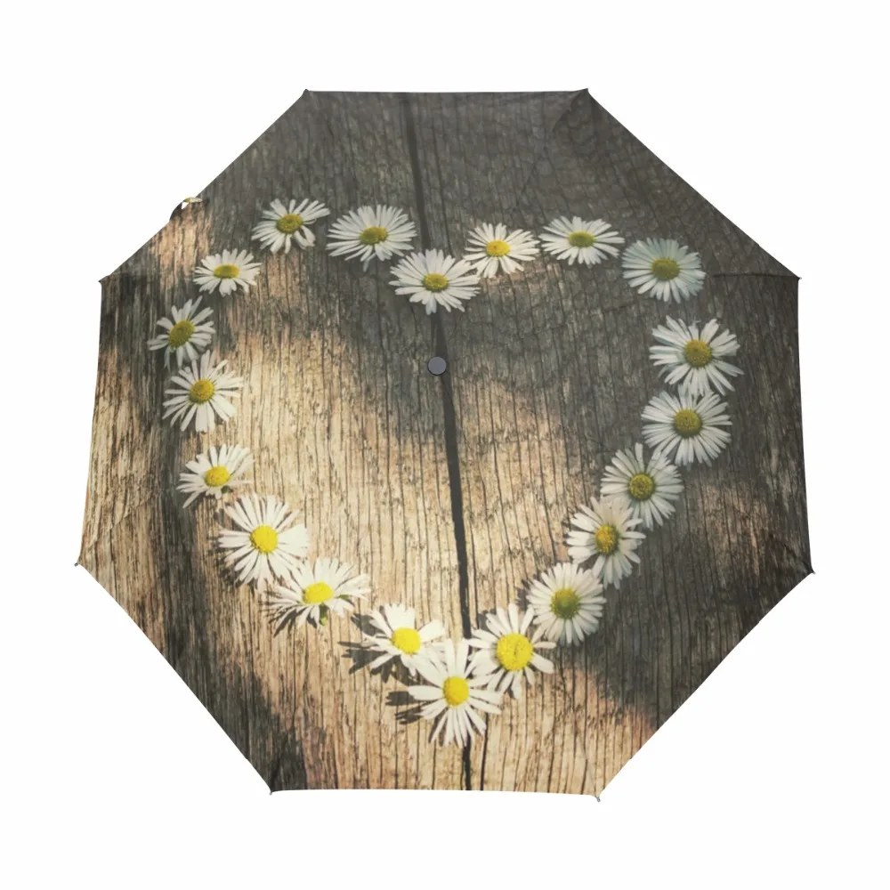 Heart Pattern Daisy Printed Automatic Umbrella Gift for Valentine's Day Women Umbrella Three Folding Windproof Anti-UV Paraguas
Heart Pattern Daisy Printed Automatic Umbrella Gift for Valentine's Day Women Umbrella Three Folding Windproof Anti-UV Paraguas