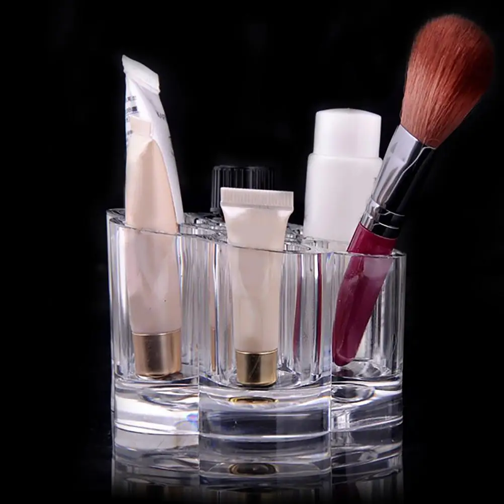 1PC Fashion Plum Blossom Clear 6 Space Acrylic Makeup Brush Holder Cosmetic Organizer Display Stand Make Up Tool New
1PC Fashion Plum Blossom Clear 6 Space Acrylic Makeup Brush Holder Cosmetic Organizer Display Stand Make Up Tool New