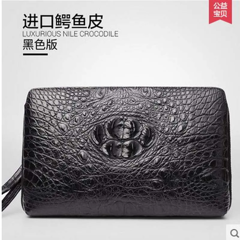 Fenge crocodile skin men clutch bags business large capacity crocodile leather menbag leather crocodile long wrist bag
Fenge crocodile skin men clutch bags business large capacity crocodile leather menbag leather crocodile long wrist bag