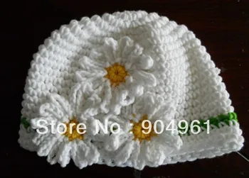 girls crochet flower hats made of 100% cotton girls flower beanies beanies hat winter hat MOQ 1pc
girls crochet flower hats made of 100% cotton girls flower beanies beanies hat winter hat MOQ 1pc