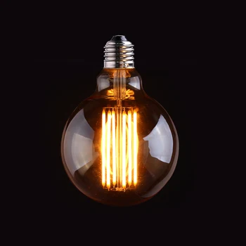 Vintage LED Long Filament Bulb,Gold Tint,Edison G95 Globe Style, 4W 6W 2200K,Retro Decorative Lamp,Dimmable
Vintage LED Long Filament Bulb,Gold Tint,Edison G95 Globe Style, 4W 6W 2200K,Retro Decorative Lamp,Dimmable