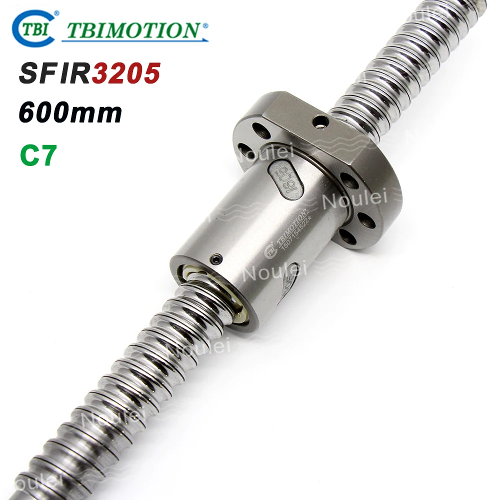 TBI ballscrew 3205 C7 600mm with SFI ball nut SFI0802 and end machined for high stability CNC kit set
TBI ballscrew 3205 C7 600mm with SFI ball nut SFI0802 and end machined for high stability CNC kit set