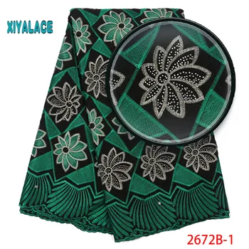 African Lace Fabric 2019 High Quality Lace Voile Lace Fabric New Design Swiss Voile Lace Switzerland Add Stones YA2672B-1
African Lace Fabric 2019 High Quality Lace Voile Lace Fabric New Design Swiss Voile Lace Switzerland Add Stones YA2672B-1