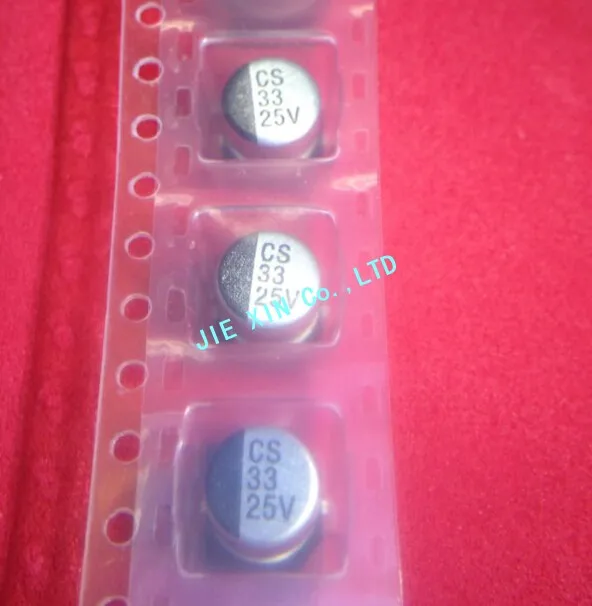 500 шт., алюминиевый конденсатор с чипом 33 мкФ/25V 6*5mm SMD 25V 33uF, электролитический конденсатор 33uF25V
500 шт., алюминиевый конденсатор с чипом 33 мкФ/25V 6*5mm SMD 25V 33uF, электролитический конденсатор 33uF25V