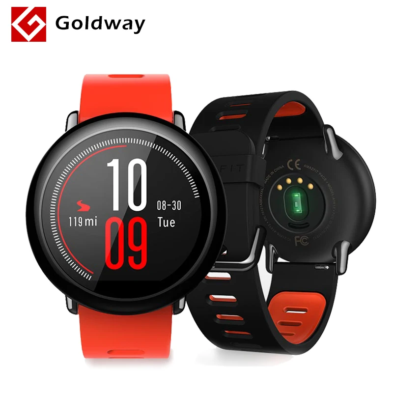 

Global Version Xiaomi Huami AMAZFIT Smart Watch English Version GPS Running Sports Bluetooth Music Pace Wifi Heart Rate Monitor