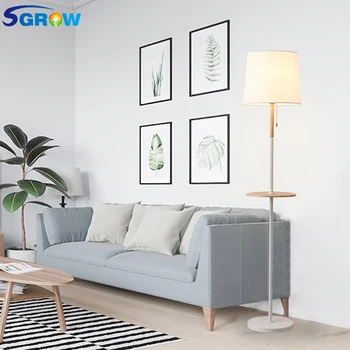 SGROW Creative Design Fabric Lampshade Floor Lamp for Living Room Bedroom Study Indoor Lighting Art Standing Light with E27 Bulb
SGROW Creative Design Fabric Lampshade Floor Lamp for Living Room Bedroom Study Indoor Lighting Art Standing Light with E27 Bulb