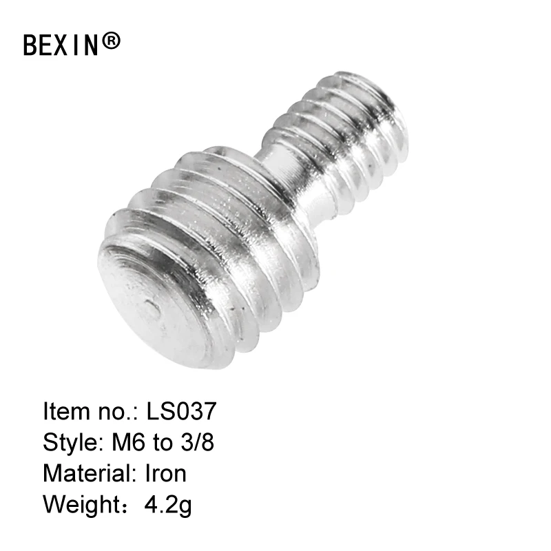 LG-5 camera accessories Female M6 Male to 3/8 Male Threaded Metal Screw Adapter For Camera Tripod and Monopod Ballhead DSLR SLR
LG-5 camera accessories Female M6 Male to 3/8 Male Threaded Metal Screw Adapter For Camera Tripod and Monopod Ballhead DSLR SLR