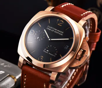 bomax marina watch 42mm 2530 watch gold 316L stainless steel case men's black dial high quality brown leather strap H630-14
bomax marina watch 42mm 2530 watch gold 316L stainless steel case men's black dial high quality brown leather strap H630-14