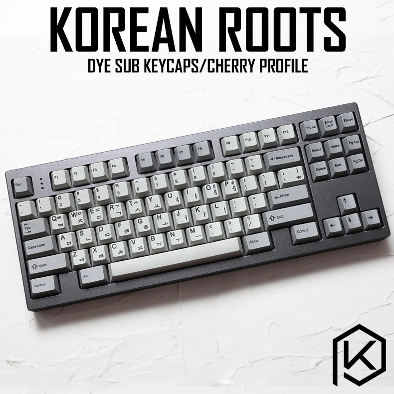 Kprepublic 139 корейский корень язык шрифта Черри профиль краситель Sub Keycap PBT для gh60 xd60