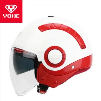 2018 Winter New Knight protection YOHE Half Face Motorcycle Helmet MINI Double lens Motorbike Helmets of ABS and PC lens Visor
2018 Winter New Knight protection YOHE Half Face Motorcycle Helmet MINI Double lens Motorbike Helmets of ABS and PC lens Visor