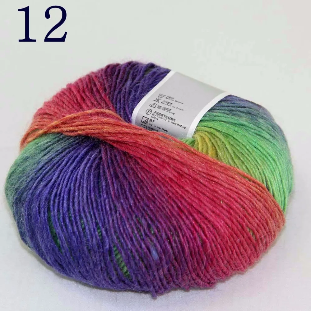 Sale Soft Cashmere Wool Colorful Rainbow Wrap Shawl DIY Hand Knit Yarn 50gr ball 524-yarn A
Sale Soft Cashmere Wool Colorful Rainbow Wrap Shawl DIY Hand Knit Yarn 50gr ball 524-yarn A