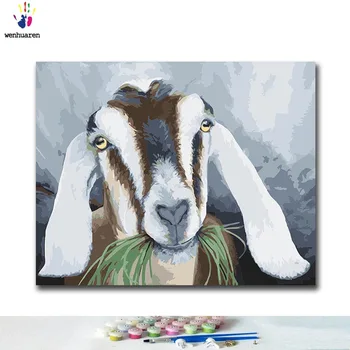 DIY Coloring paint by numbers Animals in the snow paintings by numbers with kits 40x50 framed
DIY Coloring paint by numbers Animals in the snow paintings by numbers with kits 40x50 framed