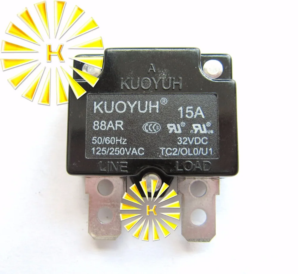 10PCS x 88AR 3A 5A 8A 10A 15A Automatic Reset Circuit Breaker Overload Switch Over Current Protector For KUOYUH
10PCS x 88AR 3A 5A 8A 10A 15A Automatic Reset Circuit Breaker Overload Switch Over Current Protector For KUOYUH