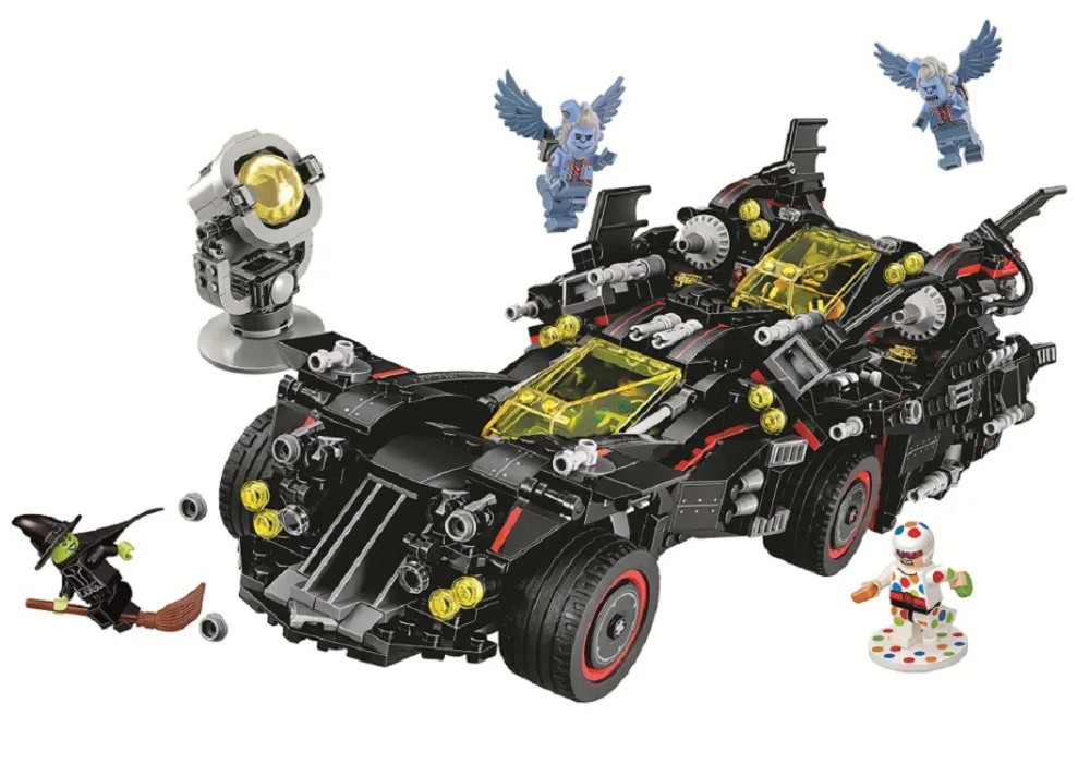 BATMAN Films Serie Le Ultime Batmobile Blocs de Construction Modele De Voiture Educatifs Brique Jouets Compatible avec 70917
BATMAN Films Serie Le Ultime Batmobile Blocs de Construction Modele De Voiture Educatifs Brique Jouets Compatible avec 70917