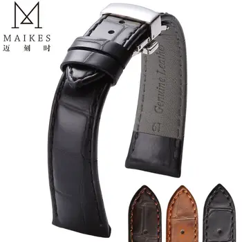 MAIKES 18mm 20mm 22mm Watch Belt Accessories Watchbands Black Genuine Leather Band Watch Strap Watches Bracelet Folding Buckle
MAIKES 18mm 20mm 22mm Watch Belt Accessories Watchbands Black Genuine Leather Band Watch Strap Watches Bracelet Folding Buckle