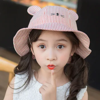 2019 New Children's basin hat spring and summer new boys and girls stripe cartoon cat travel fisherman sun hat kids beanies
2019 New Children's basin hat spring and summer new boys and girls stripe cartoon cat travel fisherman sun hat kids beanies